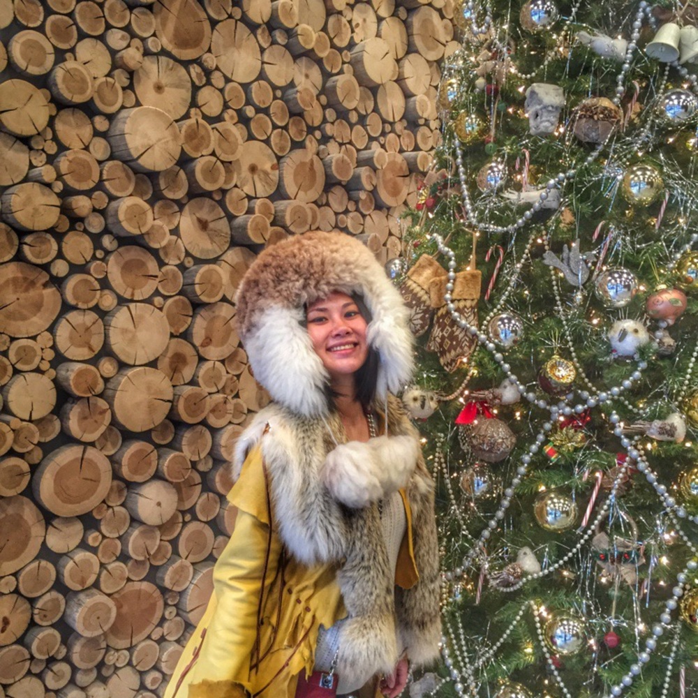 100% alpaca fur winter hat